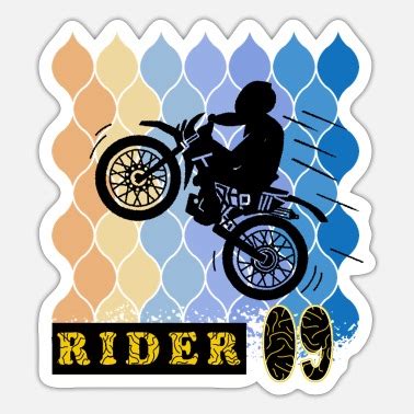 Bike Riders Stickers Unique Designs Spreadshirt