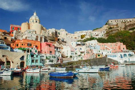 The Colourful Island Of Procida In The Gulf Of Naples