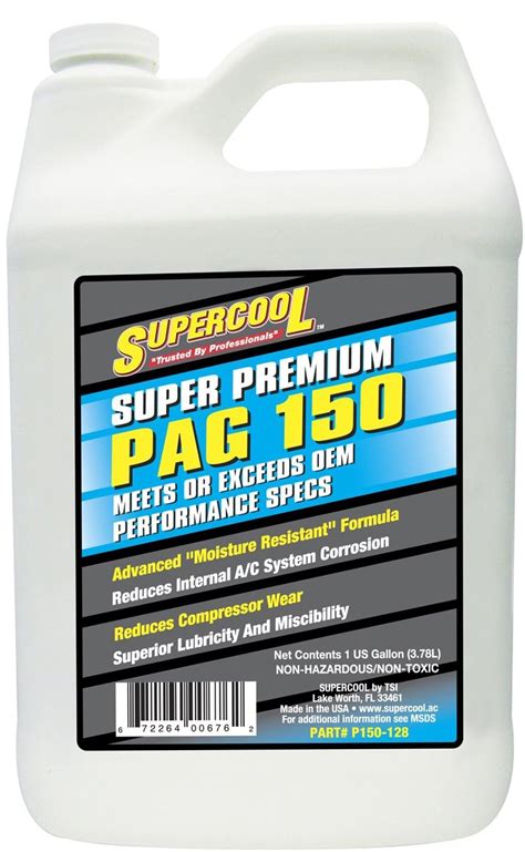 Tsi Supercool P150 128 Pag 150 Viscosity Oil 1 Gallon Aspiana Shop