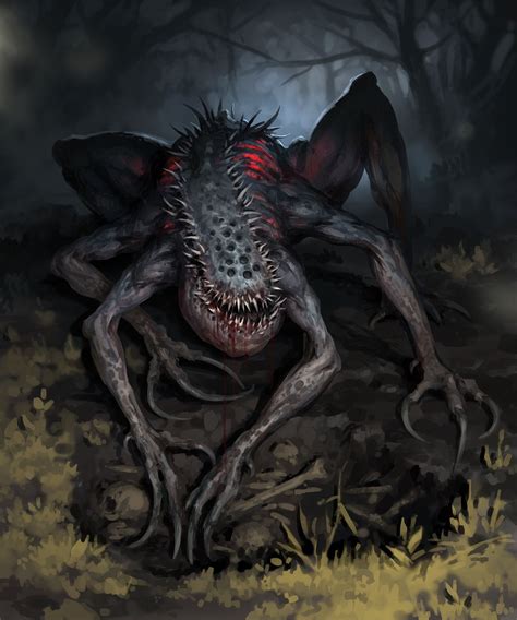 Pin By Joseph Coronado On Misc Art In Monster Concept Art Fantasy Demon Fantasy Monster