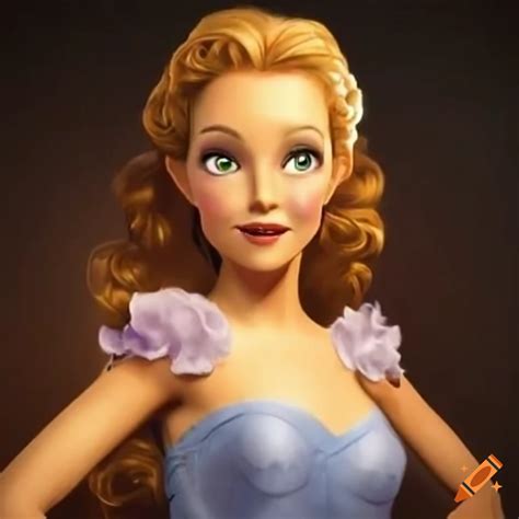 Animated Depiction Of Glinda From Wicked