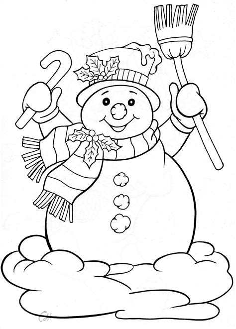 36 Cute Baby Snowman Coloring Pages Images Mencari Mainan