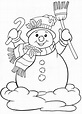 Cute Snowman Coloring Pages at GetColorings.com | Free printable ...