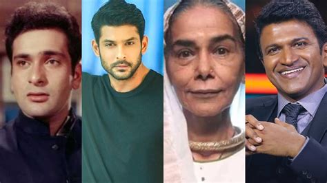 Dilip Kumar Sidharth Shukla To Surekha Sikri Celebrities Who Bid Us Goodbye In 2021 India Tv
