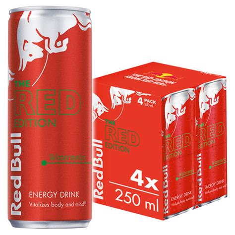 Red Bull Red Edition Watermelon Energy Drink 4x250ml We Get Any Stock