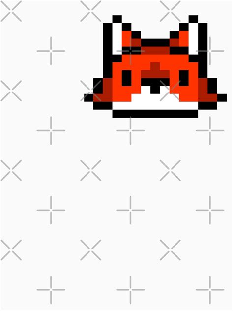 Pixel Art Fox T Shirt By Funkodesigns Redbubble