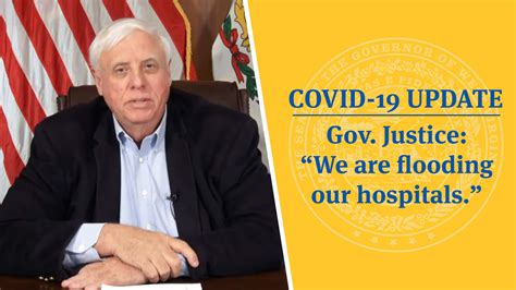 Covid 19 Update Gov Justice We Are Flooding Our Hospitals