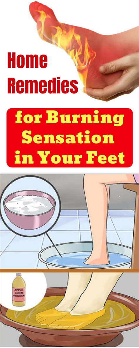 Easy Home Remedies To Help You Deal With The Burning Sensation In Your Feet Foot Remedies
