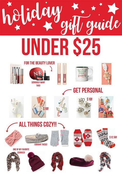 The best gifts are personal. All Under $25 Gift Guide for Her (Straight A Style) | Gift ...