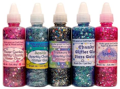 Sealife Sparkly Chunky Glitter Glue Glitter Glue Discount Crafts