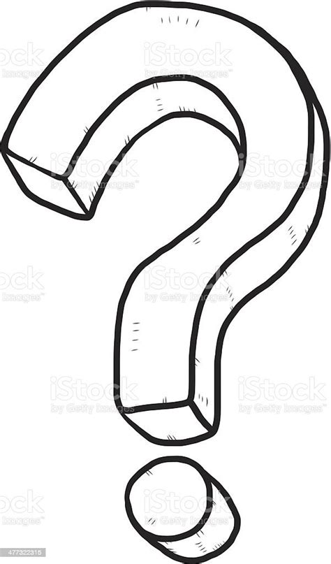 question mark cartoon stock illustration download image now art art and craft black and