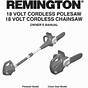 Remington Rm2510 Manual