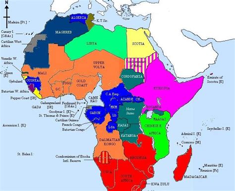 Spanish Map Of Africa Cinemergente