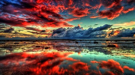 Red Clouds Nature 4k Wallpapers Uhd Wallpaper Download