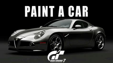 Gran Turismo 7 How To Paint A Car Change Paint Color Youtube