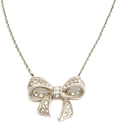 Ted Baker Pave Bow Necklace Uk Jewellery