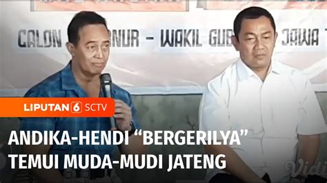 Bakal Cagub Cawagub Jateng Andika Hendi Perkenalkan Diri Ke Anak Muda