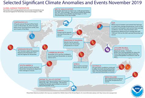 Assessing The Global Climate In November 2019 News National Centers