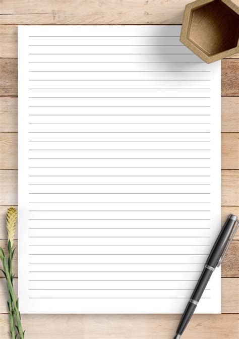 Printable Ruled Paper Printable World Holiday