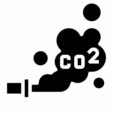 Carbon Co2 Dioxide Environment Pollution Smoke Icon Download On