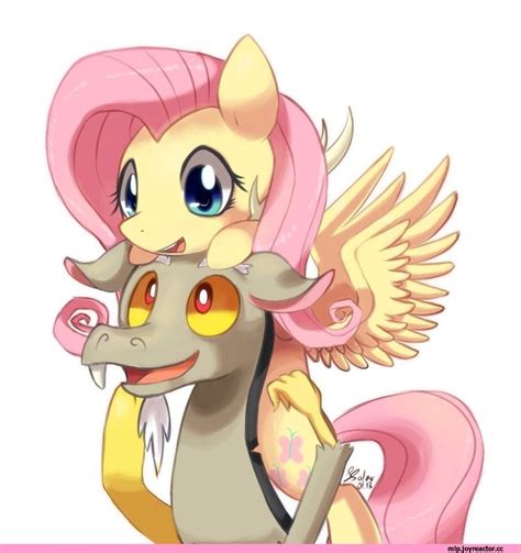 Fluttershy X Discord Anime