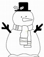 Free Printable Snowman Template | Happy Snowman Template