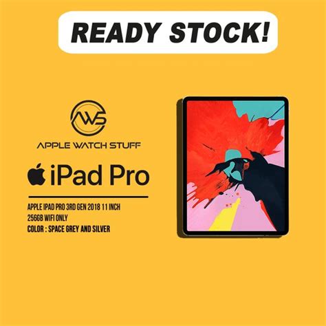 Jual Apple Ipad Pro 3rd Gen 2018 11 Inch 256gb Wifi Only Face Id Space