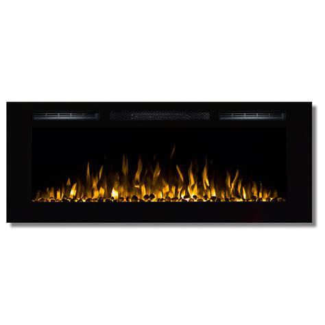 Regal Flame Fusion 50 Inch Pebble Built In Ventless Recessed Wall
