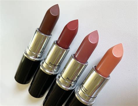 Nude Look Reloaded MAC Lustreglass Sheer Shine Lipsticks Heypretty