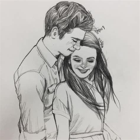 √ Pencil Sketches Of Couples In Love