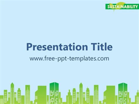 Must overcome environmental degradation do so while not forgoing the needs of economic. Sustainability PPT Template - Mr. Templates
