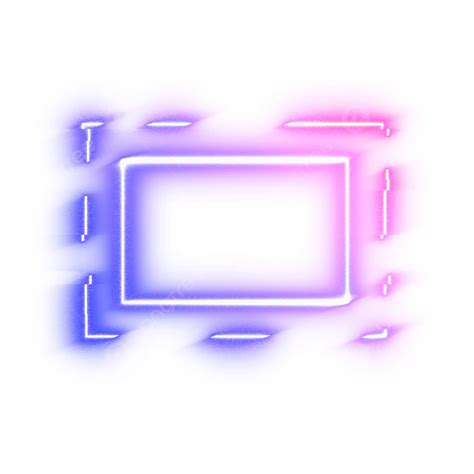 Pink Purple Neon Border Frosted Glass Neon Neon Border Border Png