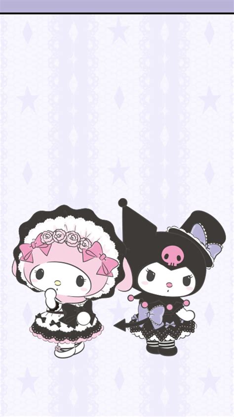 My Melody And Kuromi Desktop Wallpaper