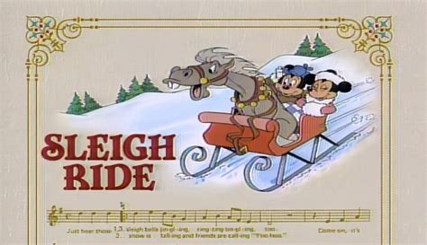 Disney Sing Along Song Sleigh Ride Mickey Mouse Christmas