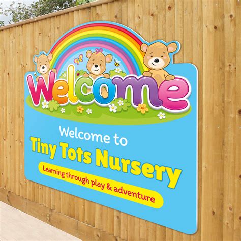 Nursery Welcome Sign Customised For Your School Or Nursery