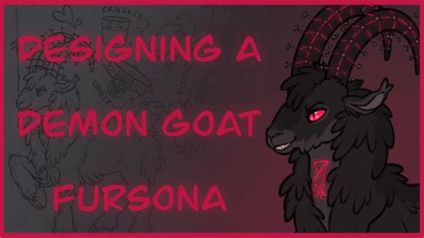 Designing A Demon Goat Fursona 😈🐐 Furryart Fursona Characterdesign