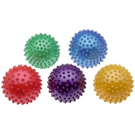 5 Pack Inflated Soft Spiky Massage Ball For Feet Hand Fitness Workout Relax Home