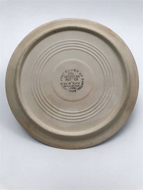 The American Potter Exhibit New York Worlds Fair Potters Wheel Embossed