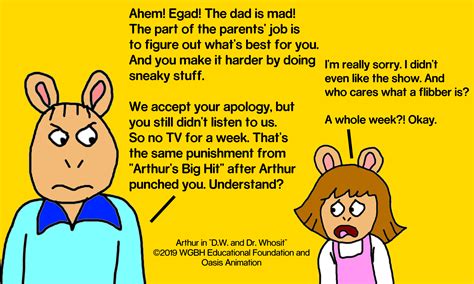 Egad David Read Is Mad At D W And No TV For Her By MJEGameandComicFan On DeviantArt