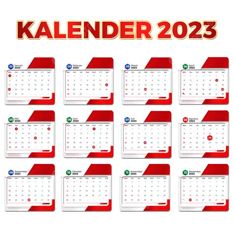 Unduh Template Kalender 2023 Format Psd Kalender 2023 Kalender 2023