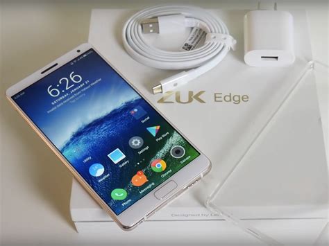 Обзор смартфона Zuk Edge с узкими рамками и мощным процессором