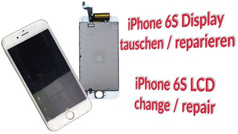 Ein guter grund auf das iphone 7 zu wechseln, vor allem für jene, die gerne mit ihrem iphone musik hören. iPhone 6S Display LCD wechseln tauschen reparieren ...