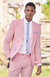 Mens Next Pink Skinny Fit Two Button Suit: Jacket - Pink Pink Suit Men ...