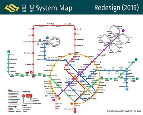 Here is the piece of art besides the five existing lines and three estates that have benefitted from lrts, three more lines and three more extensions have been added to the map. Netizen Redesigns MRT Map Again & We Hope It'll Be Used ASAP In Singapore