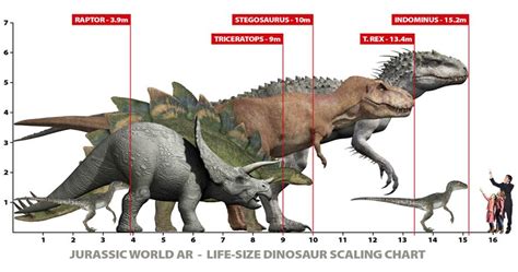 Imagen Indominus T Rex Size Compare Chart Jurassic Park Wiki