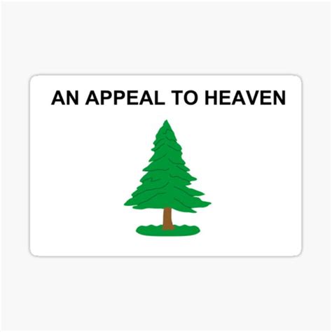 An Appeal To Heaven Sticker For Sale By Creativemisc Redbubble