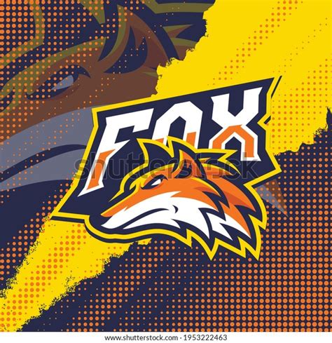 Fox Mascot Logo Design Illustration Stock Vector Royalty Free