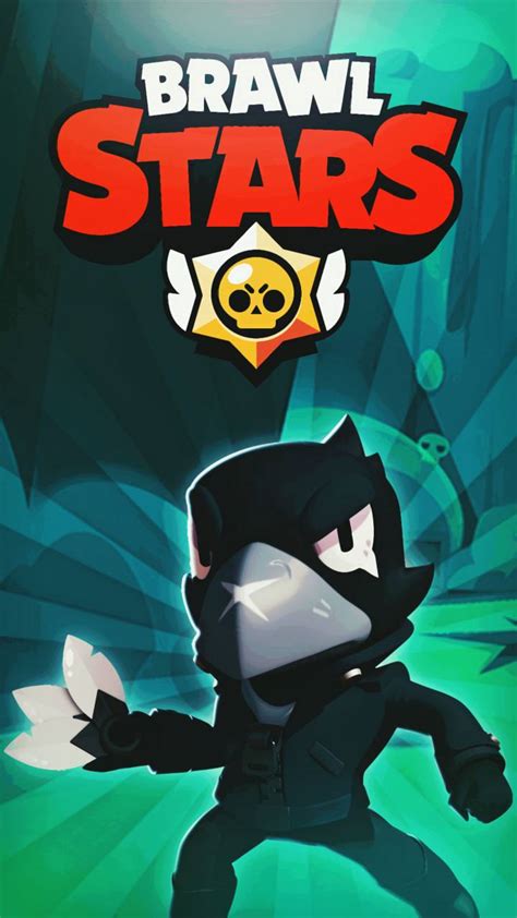 As a super move he leaps, firing daggers both on jump and on landing!. Crow - Brawl Stars wallpaper by kbyyy - e0 - Free on ZEDGE™