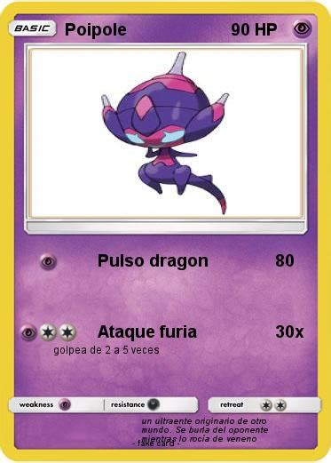 Pokémon Poipole 5 5 Pulso Dragon My Pokemon Card