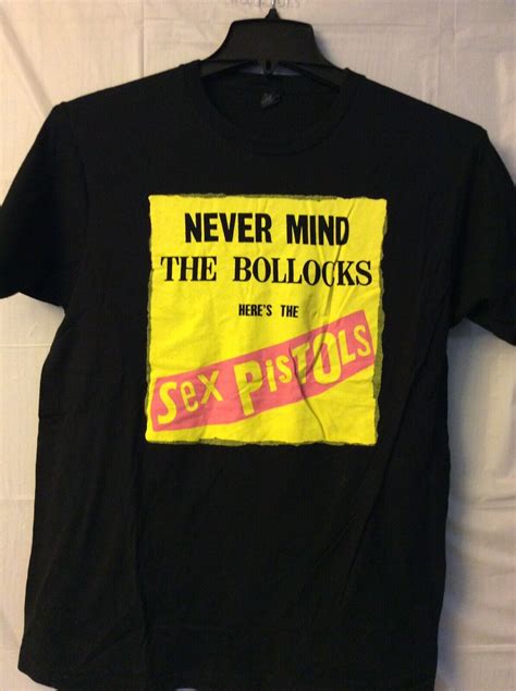 Sex Pistols Never Mind The Bollocks Shirt Black Gem